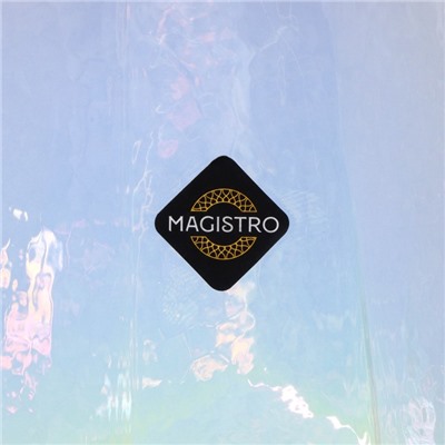 Бокалы для вина Magistro «Дарио», 500 мл, 7.3×25 см, стекло, набор 6 шт., перламутровые