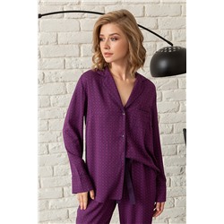Пижама жен: куртка, брюки Mia Cara AW23WW318 Plum Jam сливовый