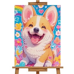 Набор для рисования "Картина по номерам 30х20 см. Улыбака"