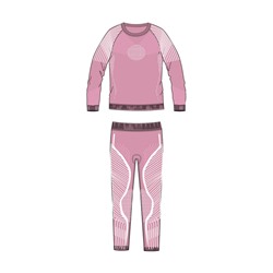 Термокомплект трикотажный для девочек: брюки, толстовка