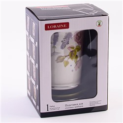 60264 Подставка д/стол/прибор 3пр Розовый сад доломит LR(х24)