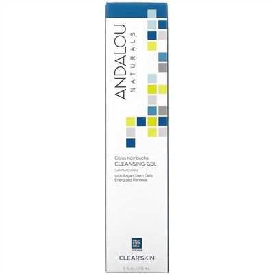 Andalou Naturals, очищающий гель с цитрусовыми и чайным грибом, для чистоты кожи, 178 мл (6 жидк. унций)