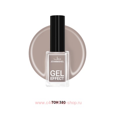 JEANMISHEL Лак Nude collection с эффектом геля тон 380 капучино 12мл