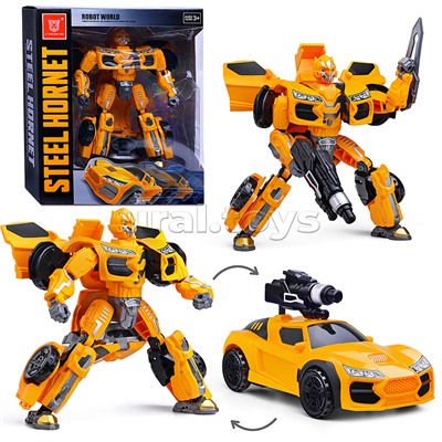 Робот трансформирующийся в спорткар, в коробке