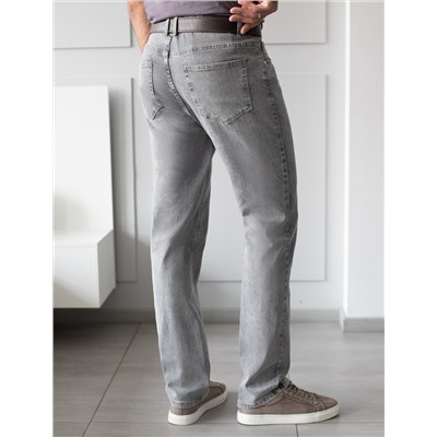 Брюки из плотного денима с эластаном