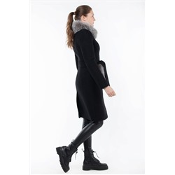 02-2107 Пальто женское утепленное (пояс)