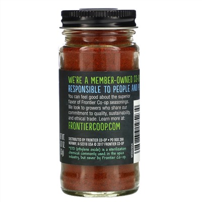 Frontier Natural Products, копченая паприка, копчение над древесиной дуба, 53 г (1,87 унции)