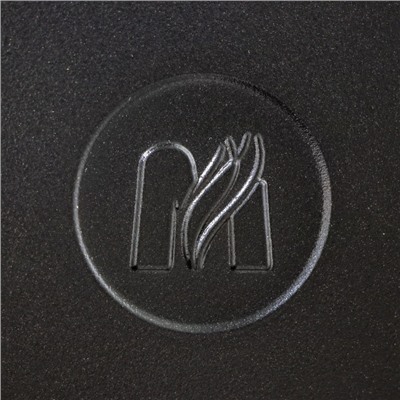 Сковорода «Престиж», d=28 см, съёмная ручка, стеклянная крышка, антипригарное покрытие, цвет чёрный