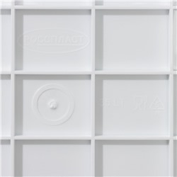 Контейнер для хранения «Венеция», 35 л, 50,5×31×30 см, с крышкой, на колёсиках, белый