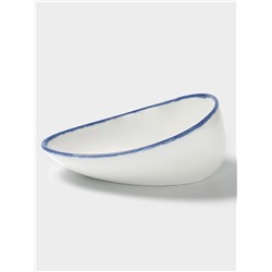 Салатник Magistro Blue Lagoon, 350 мл, 19.2×14.9×7.9, фарфор, белый