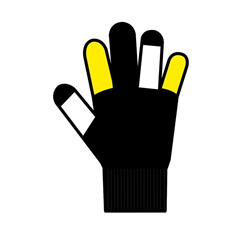 Перчатки трикотажные для девочек