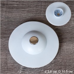 Сито для раковины с клапаном, силикон / SSL-200 /уп 600/