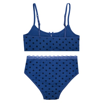 Комплект трикотажный для девочек: топ, трусы