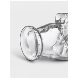 Мини-Бар «Средний палец», 1 л, 2 бокала, на подставке, стекло, дерево