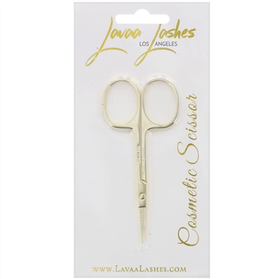 Lavaa Lashes, Косметические ножницы, золотистые, 1 шт.