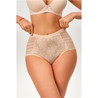 Трусы OIRO 2218 утягивающие 46-58 1 шт (Бежевый)