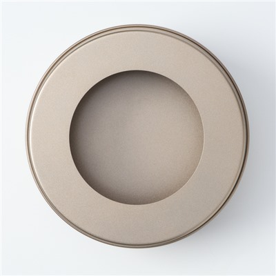 Форма для выпечки Доляна «Круг. Рэнди», 21.5×6.5 см, съёмное дно, антипригарное покрытие, цвет золотой