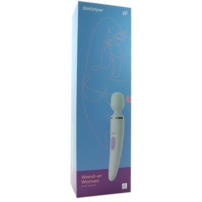 Белый вибратор Satisfyer Wand-er Woman
