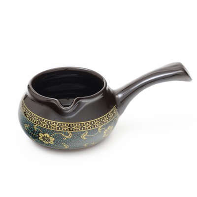 Набор для чайной церемонии ДЖЕКИЧАЙ «Чаоян», 8 предметов, на 6 персон, пиала 65 мл, чайник 175 мл, гундаобэй 180 мл, керамика, чёрный