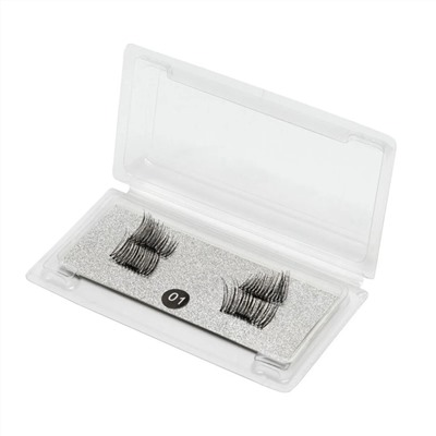 Nail Art Магнитные накладные ресницы №01, 4 шт, 7-12 x 17 мм 10782