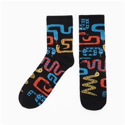 Носки мужские KAFTAN "Змей" размер 41-44 (27-29 см), цвет черный