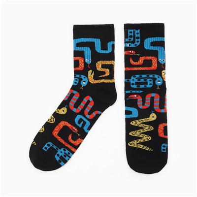 Носки мужские KAFTAN "Змей" размер 41-44 (27-29 см), цвет черный