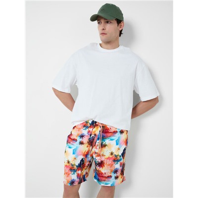 Шорты текстильные плавательные для мужчин, длинные