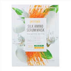 Petitfee, Silk Amino Serum, маска, 10 шт. по 25 г