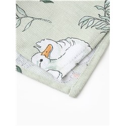 Фартук «Доляна» Divine day, зеленый, 60×70 см, 100% хлопок, рогожка 164 г/м²