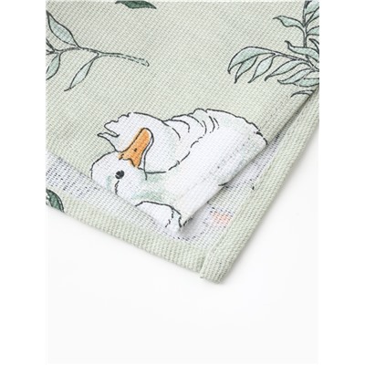 Фартук «Доляна» Divine day, зеленый, 60×70 см, 100% хлопок, рогожка 164 г/м²