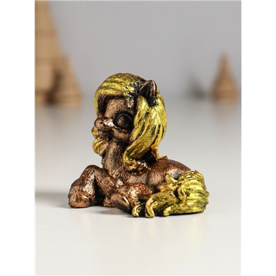 Фигурка полистоун «Лошадь лежащая», 9×6×5 см