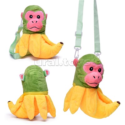 Мягкая игрушка "Обезьяна" с бананом