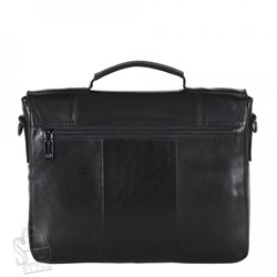 Портфель мужской кожаный 02211Z black Zinimsk
