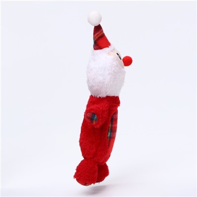 Мягкая игрушка для собак «Мороз», 34×16 см, с пищалкой