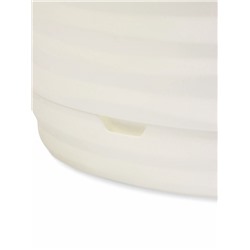 Горшок для цветов с поддоном Saffron, 9.1 л, d=26.7 см, h=24.5 см, пластиковый, белый