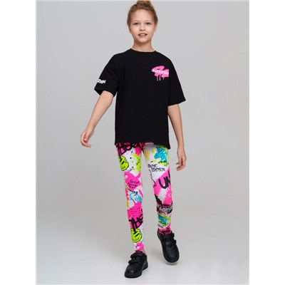 Фуфайка трикотажная для девочек (футболка)