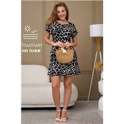 Туника домашняя большие размеры ТУЖ-черный