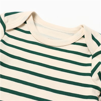 Боди с длинным рукавом «Крошка Я» Oranges, размер 62-68, молочное