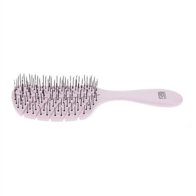 Dewal Beauty Щетка для волос продувная с нейлоновым штифтом / Eco-Friendly Lilac, листик, лиловый 15311