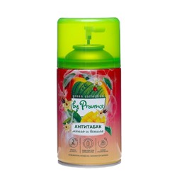 Освежитель воздуха Green collection by Provence, антитабак, манго и ваниль, сменный баллон