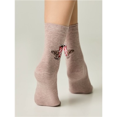 Новогодние БРЕСТСКИЕ НОСКИ ЖЕНСКИЕ 1137Е NEW YEAR