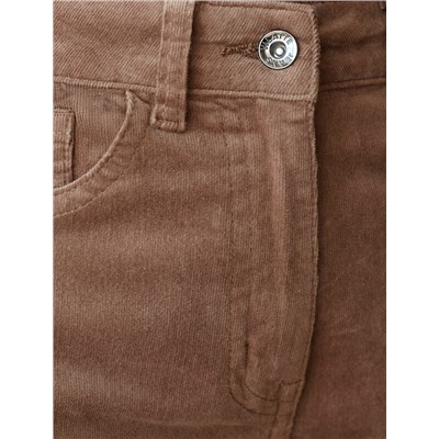 Брюки из эластичного микро-вельвета