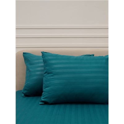 Комплект наволочек Микрофибра Страйп - Морская волна