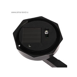 Садовый светильник «Шар», уличный, на солнечной батарее, 14×15×10 см, 1 LED, свечение белое