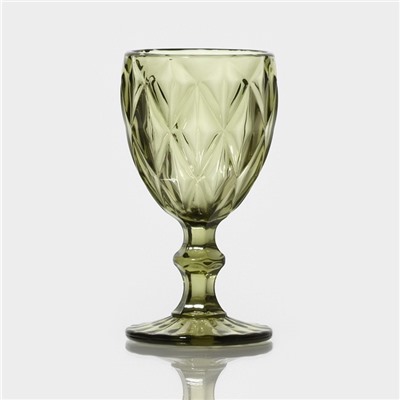 УЦЕНКА Набор бокалов «Круиз», 250 мл, 8×15.3 см, 6 шт., зелёные