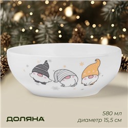 УЦЕНКА Салатник «Домашние гномики» 580 мл, 15.5×15.5×6 см