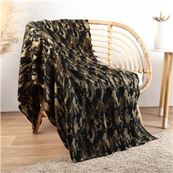 Плед флисовый «Экономь и Я. Камуфляж (вид 3)», 150×130 см, плотность 160 г/м²