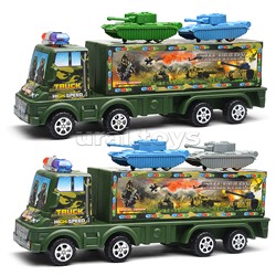 Автовоз "Военные танки" под колпаком