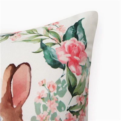 Подушка декоративная «Этель. Люблю тебя, Мам», 40×40 см, велюр