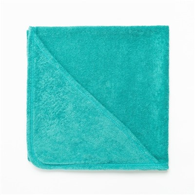 Полотенце уголок махровое Крошка Я 85×85 см, цвет голубая трава, 100% хлопок, 320 г/м